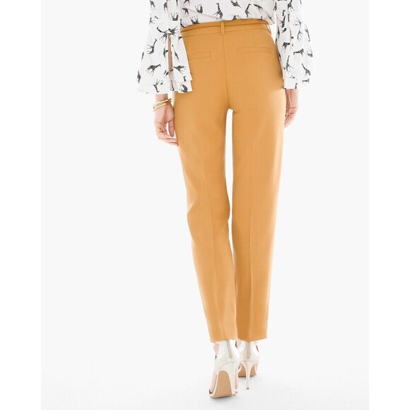 Chico's Tapered Ankle Pants  Women's US 6 (0.5)  Golden Color  Office  Church - Picture 13 of 13